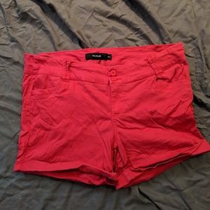 Torrid size 18 hot pink shorts
